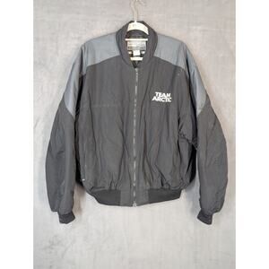 Arcticwear Team Arctic Jacket Size XL Tall Black Gray Snowmobile Thinsulate